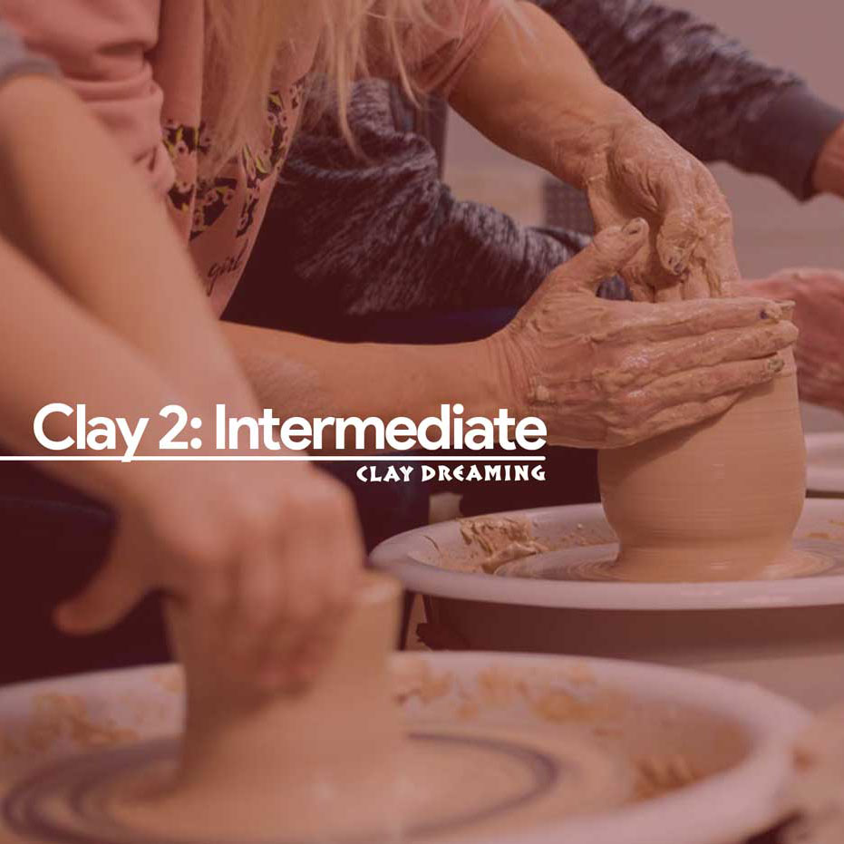 clay 2 intermediate classes pottery beverly ma